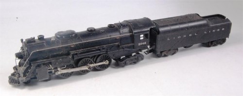 Lot 385 - Lionel black 4-6-4 20v AC No. 2046 cat No....