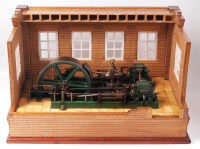 Lot 132 - Mill engine model, a Stuart Turner twin...