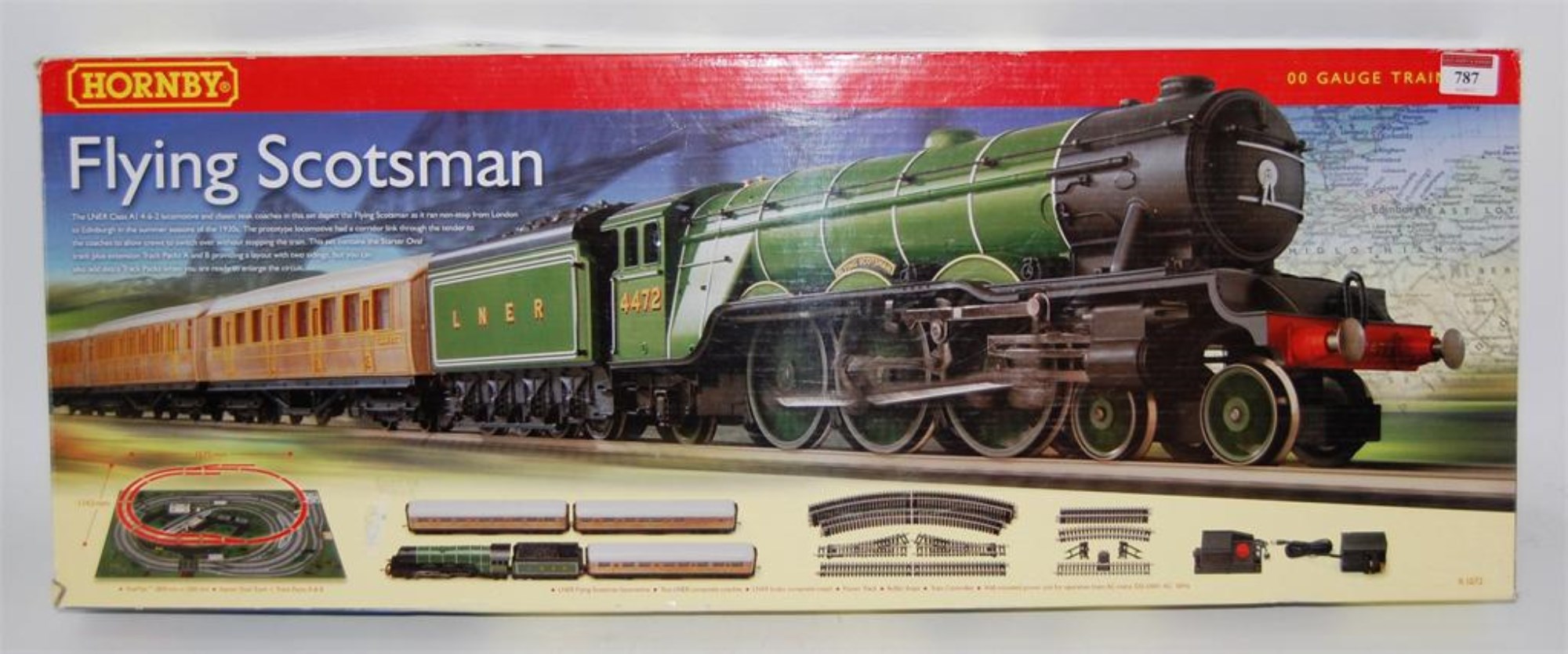 hornby flying scotsman train set r1072