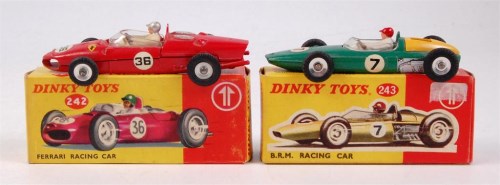 Lot 1992 - Dinky Toys, 242 Ferrari racing car, red body,...