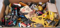 Lot 2615 - 60+ mixed playworn diecasts to include; Dinky,...
