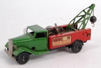 Lot 3104 - Tri-ang Minic, 48m post-war breakdown lorry,...