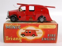 Lot 3109 - Tri-ang Minic, 62M post-war fire engine, red,...