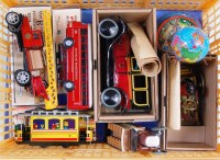 Lot 3144 - Various modern tinplate toys to include;...