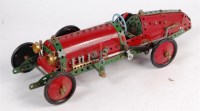 Lot 3160 - Meccano, scratch-built, Brooklands style...