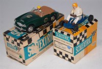 Lot 3174 - Scalextric, K/1 Go Kart with blue body, white...