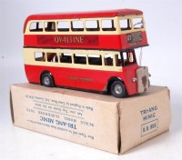 Lot 3175 - Tri-ang Minic Toys, 60M double decker 'BOVRIL'...