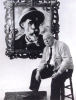 Lot 153 - Angus McBean - Jean Renoir, self-portrait with...