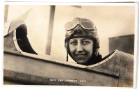 Lot 20 - Miss Amy Johnson - two real photograph...