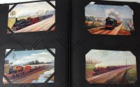 Lot 35 - Railway interest album - locomotives from...