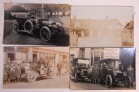 Lot 107 - Motoring interest - assorted real photographs...