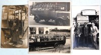 Lot 109 - Buses interest - assorted real photographs to...