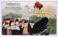 Lot 133 - Suffragettes - colour cartoon published by...
