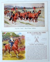Lot 65 - Ernest Ibbetson military and comic scenes - to...