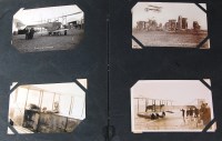 Lot 26 - Aviation interest album - to include; real and...