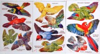 Lot 88 - M Bowley - six various bird cards to include;...