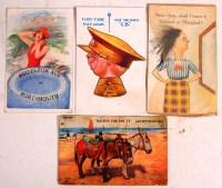 Lot 100 - Novelty interest - to include mechanical card '...
