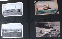 Lot 44 - Maritime interest album - various ships and...