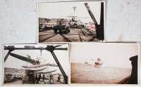 Lot 116 - Military interest - three cards of seaplanes...