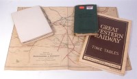 Lot 141 - Railway related maps and books to include a...