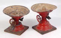 Lot 115 - A pair of toyshop steam accessories in the...
