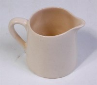 Lot 116 - An LMS dining cars white cream jug by J&G...