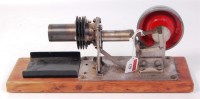 Lot 129 - Scratch built from steel, hot air (Stirling...