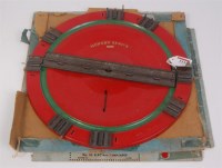 Lot 313 - A Hornby 1933-41 No. 2E turntable red, with...
