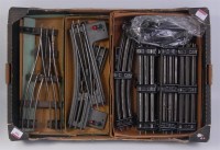 Lot 315 - A large tray of Hornby electric track...