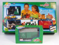 Lot 380 - L-GB toy train starter set containing 0-4-0...