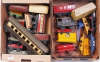 Lot 286 - Two trays containing quantity of Hornby...