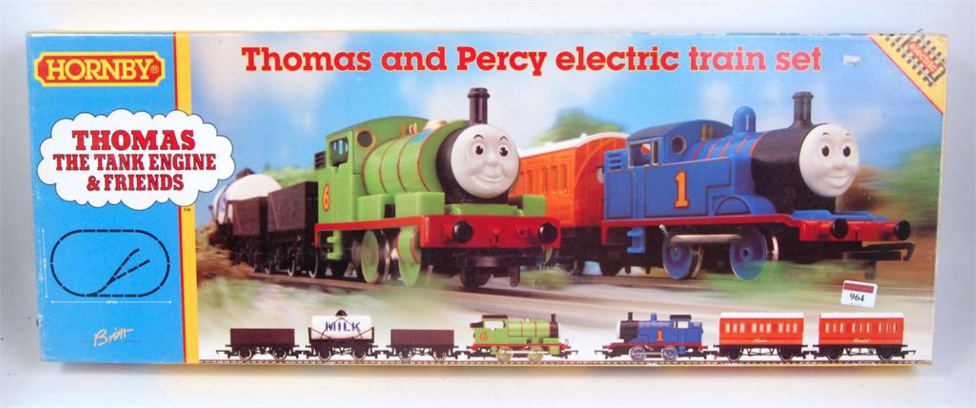 Thomas and percy electric hotsell train set