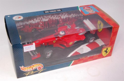 Lot 2559 - Hotwheels, 1/18 scale Ferrari F1 models to...