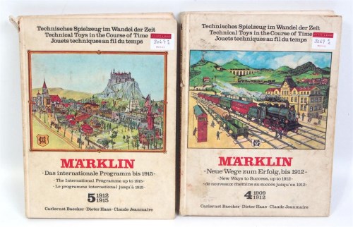 Lot 3269 - 2 Marklin books by Baecker, Hass & Jeanmarie,...