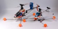 Lot 39 - 2x Twister 3-D helicopters 24 inches approx...