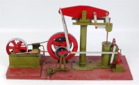 Lot 111 - Scratch built, reciprocating beam engine with...