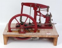 Lot 113 - Vintage beam engine from unknown castings,...