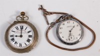 Lot 56 - 2 Railway watches one with rear marked BR(E)...