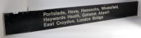 Lot 67 - Station destination wooden sign for Portslade,...
