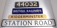 Lot 47 - Reproduction smokebox number plate 44032 plus...