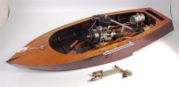 Lot 22 - A well built carvel hulled hydroplane open...