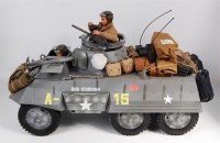 Lot 3153 - Unknown make Dragon?, M8 armoured car with 3...