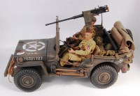 Lot 3155 - Dragon, US Airborne Wyllis Jeep with 2...