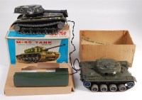 Lot 3163 - MT Modern Toys (Masudaya), M-40 tank battery...