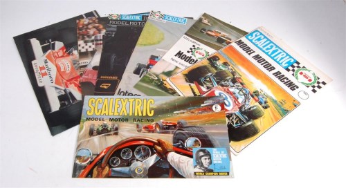 Lot 3166 - Scalextric catalogues for 7th edition, 12th,...