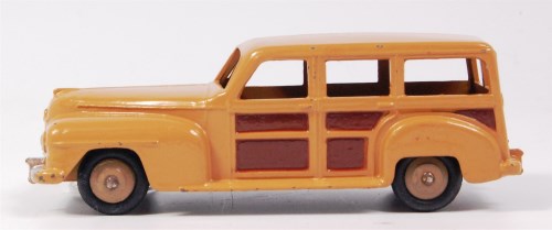 Lot 1929 - Dinky, 27F estate car pale brown with darker...
