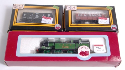 Lot 766 - A Dapol D53 0-6-2 tank engine LNER green 9522...