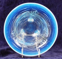 Lot 3 - A Joblings moulded opalescent glass bowl,...