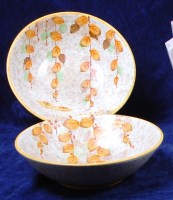 Lot 12 - A pair of 1930s Bewley Pottery bowls, having...