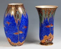 Lot 15 - A 1930s Carltonware lustre vase, of ovoid form,...